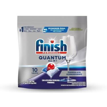 Imagem de Detergente Lava Louça Tabletes Finish Quantum Ultimate, 125g, 1