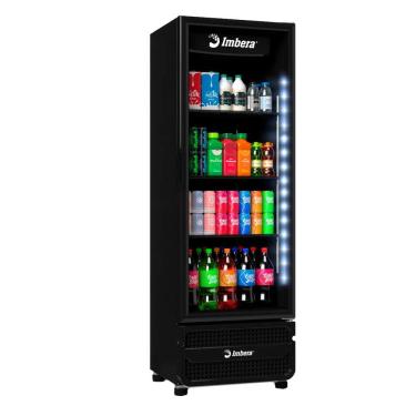 Imagem de Expositor Vertical Imbera VRS16 485 L Porta Vidro Full Black-Bivolt
