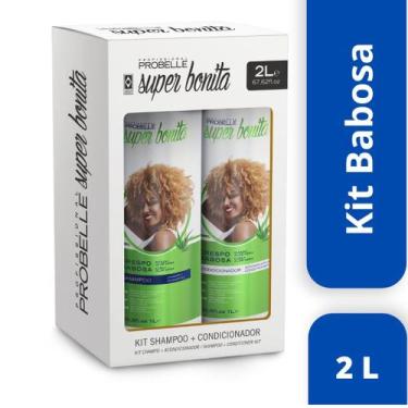 Imagem de Pack Shampo e Condiconador 2 L Super Bonita - Probelle, Crespo babosa