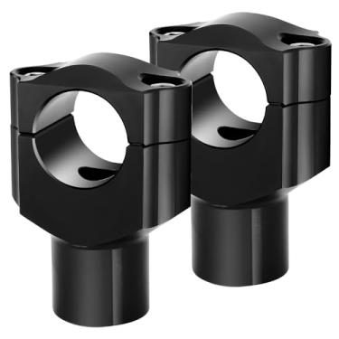 Imagem de Elevadores de guidão de motocicleta de 2,5 cm, peças de elevação de motocicleta de liga de alumínio, compatíveis com Sportster Softail Dyna V-star Shadow, acessórios universais para motocicletas,