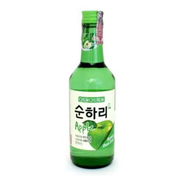Imagem de Soju Bebida Coreana Maça Apple 360ml - Lotte