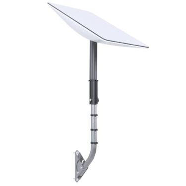 Imagem de Suporte de Parede Articulado Compatível com Antena de Internet Starlink 2ª Geração