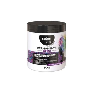 Imagem de Salon Line, Creme de Relaxamento, Permanente Afro, Não Vegano - Para Cabelos Afro, 500 g
