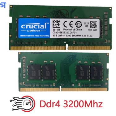 Imagem de Memória Ram Notebook 8GB DDR4 3200MHz - Crucial