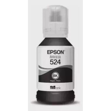 Imagem de Refil de tinta epson T524 black para L6190 L6580 L6490 Pigmentada