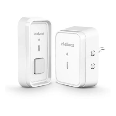Imagem de Campainha Residencial Wireless Eletrônica Sem Fio Intelbras cib 101 Branco