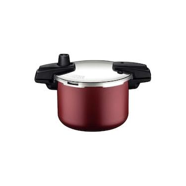 Imagem de Panela de Pressão Tramontina 4,5 Litros Arizona Revestimento Antiaderente Starflon Vermelha