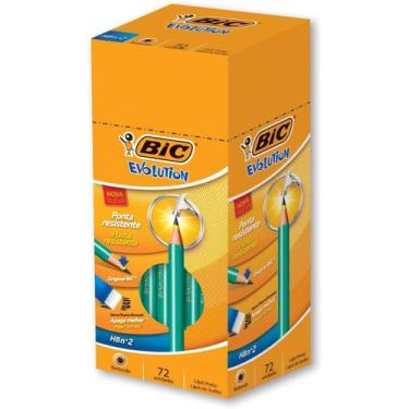 Imagem de Lápis Preto Redondo Evolution 2Hb Sem Borracha - Planeta Brinquedos