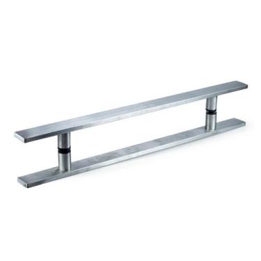 Imagem de Puxador Inox Retangular para Portas Slim 40cm comprimento por 30cm ent