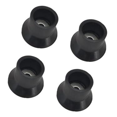 Imagem de Dynwave 4 peças Trampoline perna tampa de silicone tampa para pedestais de móveis Anti Slip piso Protetores Tampas de tubo de aço, L