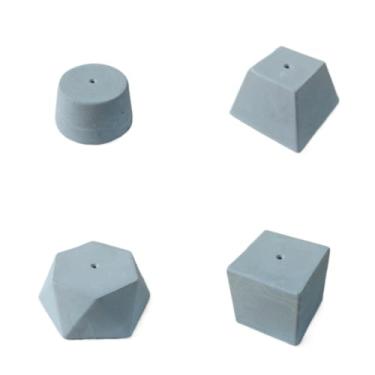 Imagem de IncensáRio Porta Incenso de Cimento Com Bandeja Oval(Redondo)