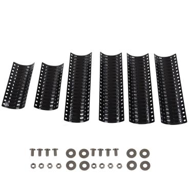 Imagem de Placa de calor de porcelana universal Placa de calor Ajuste Ajuste Aço inoxidável Peças de reposição de churrasqueiras de escudo para Brinkman char Broil charm mestre forge