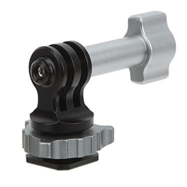 Imagem de Adaptador de tripé de câmera de ação, orifício de parafuso de 1/4 pol. Versátil, estável, alça de 40,4 mm, maçaneta serrilhada, base de montagem forte para câmera Hero 10 Motion