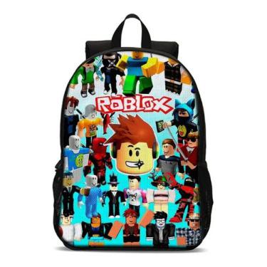 Imagem de Mochila Escolar Infantil Game De Blocos Volta Às Aulas Estampa Colorid