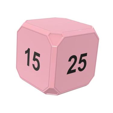 Imagem de IEUDNS Timer de mesa Pomodoro Time Gerenciamento leve multiuso fácil de usar timer de produtividade 15/5/25/45 minutos para estudo, Rosa