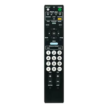 Imagem de Controle remoto de substituição RM-YD027 compatível com Sony BRAVIA LCD TV KDL-46W5150 KDL-40W5100 KDL-46W5100 KDL-52W5150 KDL-52W5100 KDL-65W5100 KDL46W5150 KDL40W5100 KDL40W5100 46W51 00 KDL52W5150
