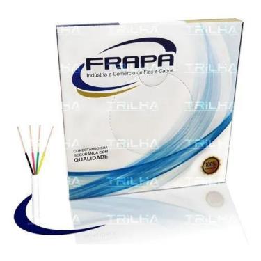 Imagem de Cabo De Alarme 4 Vias 0,40mm 2 Pares Frapa Pvc Cca Cftv - Caixa Com 10