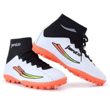 Imagem de chuteira socIETY ADULTO JUVENIL - IMPULSO, Laranja, 38