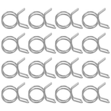 Imagem de Milisten 100 peças de braçadeiras duplas de mangueira de gotejamento peça de irrigação braçadeira de mangueira de irrigação de 1/2 polegada braçadeira de mangueira dupla - braçadeiras de mangueira de