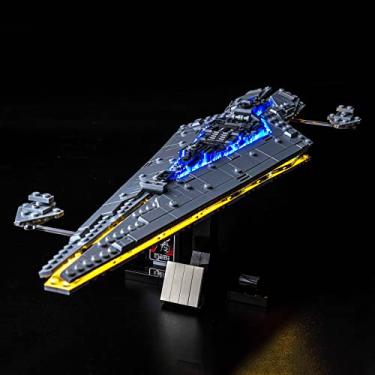 Imagem de BrickBling Light Kit Compatible with Lego Executor Super Star Destroyer (No Model), Creative Lights Compatible with Lego 75356, Great Surprise