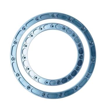 Imagem de BeaxTurbo Racing Upgrade Parts CNC Aluminum Inner Outer beadlock Ring for LOSI Super Baja Rey2.0 1/6 Wheel (Gray)