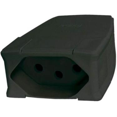 Imagem de Prolongador Profissional 20A 2P+T Preto - 615857 - PIAL - Viva vento