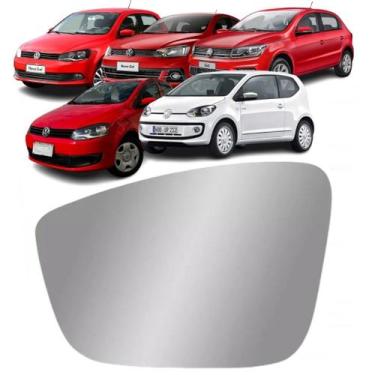 Imagem de Lente Espelho Retrovisor Gol Voyage G6 G7 G8 Fox 2010 / 2014 Up 13/...