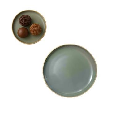 Imagem de 2 Prato Melamina Resistente 15cm Para Pão De Mel E Doces - Total