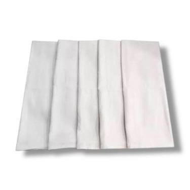 Imagem de Pano de Prato Sacaria Cinza Liso p/ Pintar 75cm x 45cm - ENGOMA TEXTIL