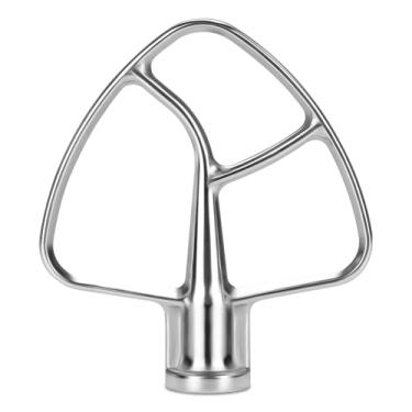 Imagem de Batedeira para batedeira KitchenAid de 4,5 e 5 litros, acessórios de misturador de aço inoxidável para KitchenAid, acessório de pá de misturador de aço inoxidável para auxílio de cozinha, pode ser