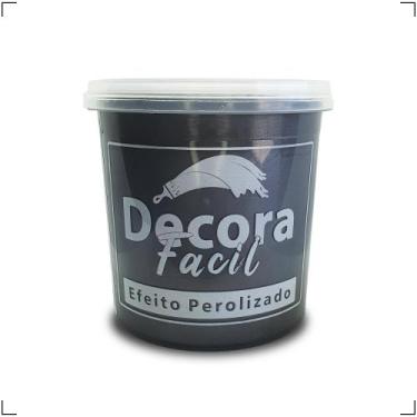 Imagem de Decora Fácil - Cimento Queimado Perolizado 1kg - Decora Brasil Tintas 