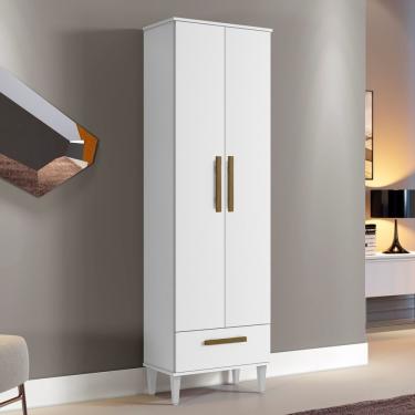 Imagem de Armário Multiuso 2 Portas 1 Gavetas Natal Nature-off White