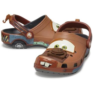 Imagem de Crocs Tamancos clássicos unissex para adultos Cars Mater, Cinza ardósia, 40