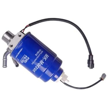 Imagem de MK-Morzon Conjunto De Alojamento Filtro Combustível Duramax 6.6 Compatível Com Chevy Silverado Gmc Sierra 2500 Hd 3500 2004-2012, Cabeçote Alumínio E Sensor Entrada Água. Substitui # 12642623 Tp3018