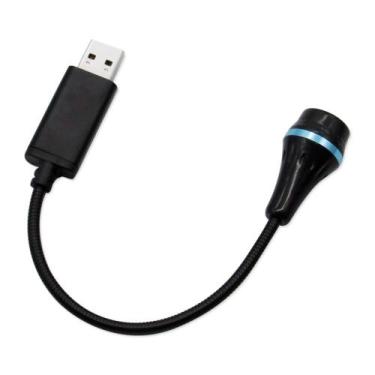 Imagem de Mini Microfone Usb 2.0 c/ Haste Flexível Para Computador Note Eliminad