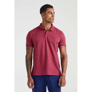 Imagem de Polo Manga Curta Docthos Slim Piquet, 059 vinho, M
