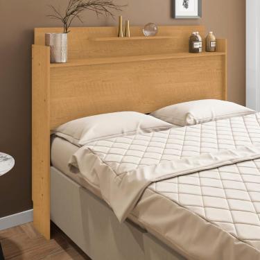 Imagem de Cabeceira De Casal Com 2 Prateleiras Cristais Naturalle