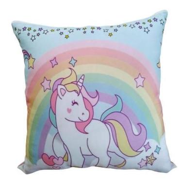 Imagem de Kit 02 Capas de Almofada Estampada Infantil 45cm x 45cm Kids - Stinely