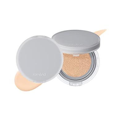 Imagem de rom&nd Rom&Nd Nu Zero Cushion (03 Natural 21) Longa Duração, Alta Cobertura, Acabamento Semi-Matte, Pele Impecável Sem Rosto Endurecido, Base E Fixador De Maquiagem, Camada Fina, Base Coreana Cushion