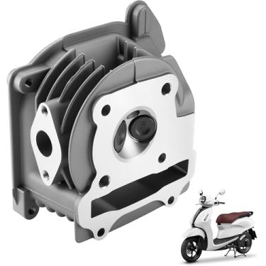 Imagem de Válvulas de cabeça cilíndrica de furo grande de 47 mm da DEHE com juntas de substituição para quadriciclo GY6 80cc ATV Go Kart