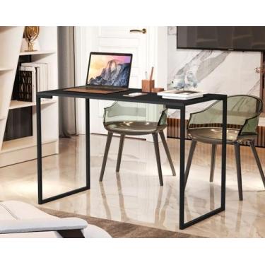 Imagem de Escrivaninha Cosmos 1,20 de Largura Merito Preto - Village Móveis