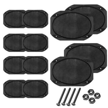 Imagem de Kit 12 Telas Alto Falante 6x9 Polegadas Com Parafusos Forro - PERMAK