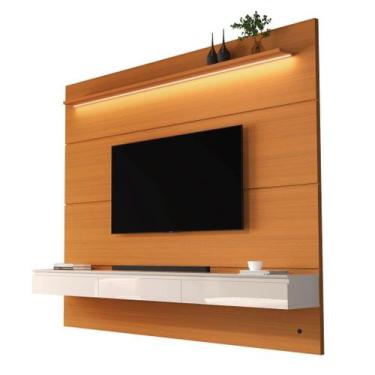 Imagem de Home Suspenso NT 1.80m Com LED Para TV Até 75'' Polegadas Cor Cedro / 
