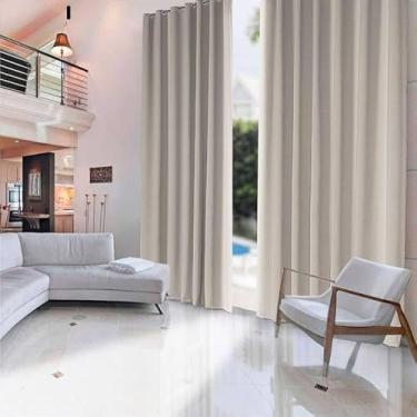 Imagem de Cortina Premium Blakout 5,40 x 5,00 Pé Direito Alto (Off White)