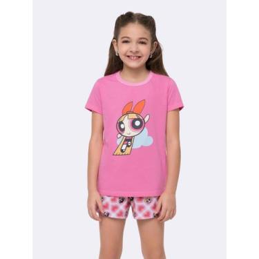 Imagem de Pijama Manga Curta Infantil As Meninas Superpoderosas - Veggi, Rosa, 6