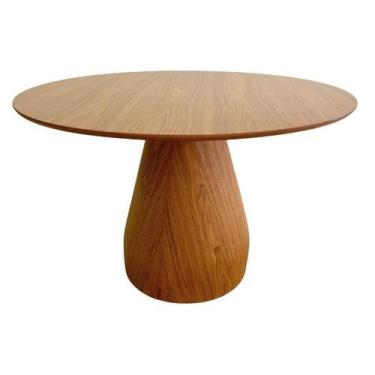 Imagem de Mesa de Jantar Cone Balonê Redonda 140 cm Tampo Freijó Base Freijó - P