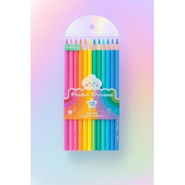 Imagem de Lápis De Cor 12 Cores Tons Pastéis Little Tree QN511209-E - DAFU