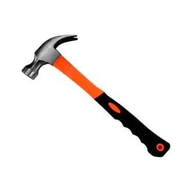 Imagem de Martelo de Carpinteiro robusto unha curva forjada com cabo polipropileno reforçado – 480 mm (unha curva forjada com cabo compósito de alta resistência, 430 mm)