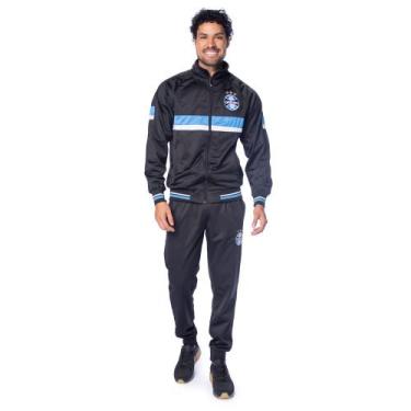 Imagem de Agasalho Masculino Lotus Grêmio Preto/Azul/Branco, Preto, Azul, P