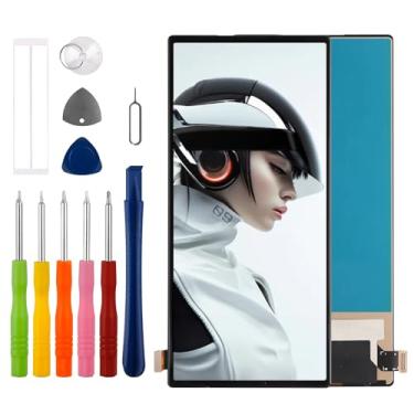 Imagem de Tela TFT compatível com ZTE Nubia RedMagic 9 Pro/Redmagic 9S Pro 17.3 cm LCD Display Touchscreen Digitalizador Assembléia com kit de ferramentas de reparo, sem função de impressão digital